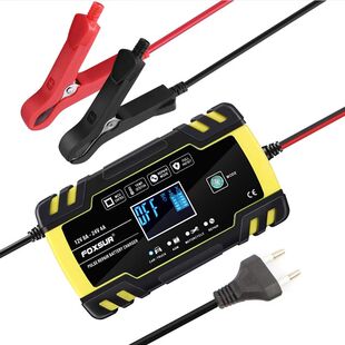 Cargador de batería de coche 12V 8A/24V 4A arranque automá