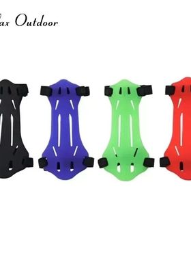 Protector de brazo de tiro con arco de silicona, accesorios