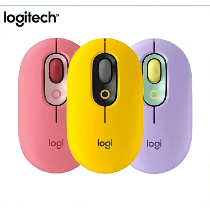 Logitech-mouse sem fio bluetooth, silencioso, de alta precis