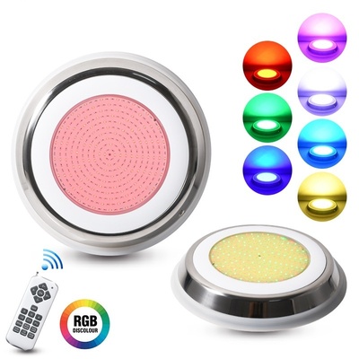 Proyector sumergible de acero inoxidable para piscina, ilumi