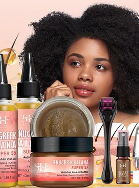 Anti-Hair Loss Oil Set para o crescimento rápido do cabelo,