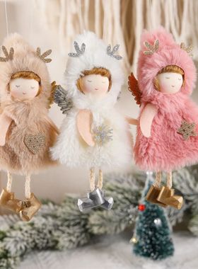 Enfeites de árvore de Natal para decora??o de casa boneco a