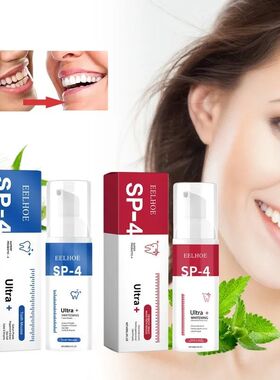 Sip-4 Probiótico Whitening Creme dental, Clareamento e remo