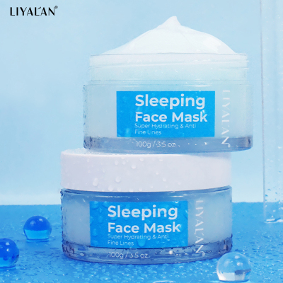 LIYALAN Sleeping Face Cream Mask Collagen Crystal Night Glow