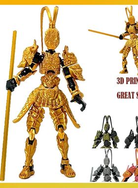 3D mpresso Monkey King Figures, Grande Sábio Modelo Brinque