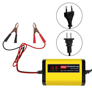 Cargador de batería de coche completamente automático, 2A,