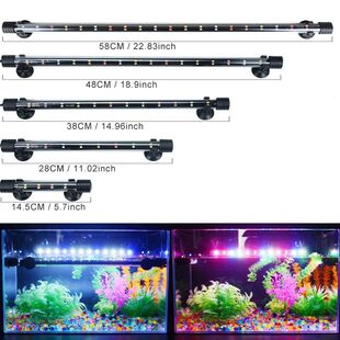 Luz sumergible para acuario, lámpara impermeable, luces LED