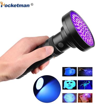 Linterna UV negra, luces UV, 100LED, 21LED, 12LED, luz negra