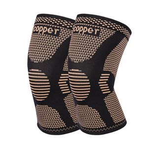 Copper Stretch Knee Brace, Dor Artrite e Joelho Manga para H