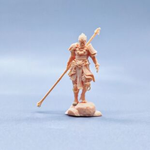 rei miniatur Estatueta resina mito preta macaco