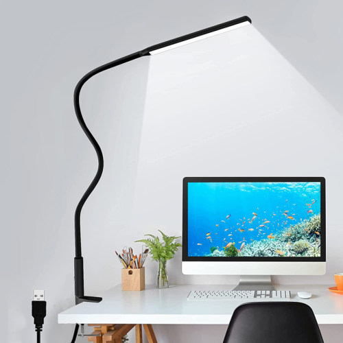 Led Computer Desks Usb Clip Lamp Lampshade Office Coffee Stu