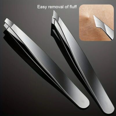 4pcs Set Professional Tweezers Set Perfect For Eyebrow Hair