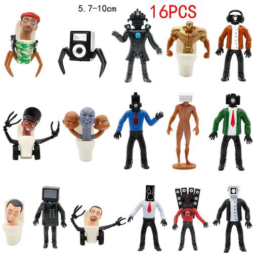 Skibidi Toilet Figure Toilet Toys, Kawaii Anime Game Charact