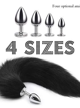 Plug Anal Fox Tail para Casais, Interpreta??o de Papéis, Ma