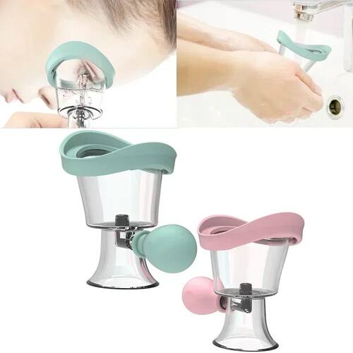 1PC Soft Silicone Eye Wash Cups Eyes Cleaner Flushing Rinse