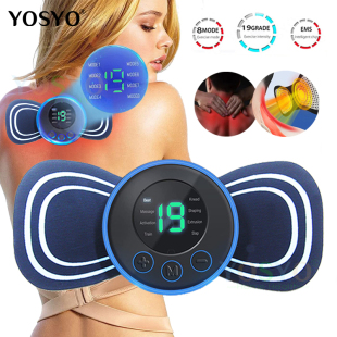 Instrumento elétrico portátil da massagem do pesco?o, mini