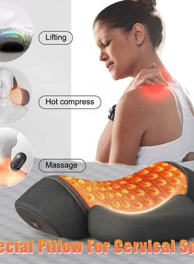 Neck Massage Pillow Cervical Massager Spinal Traction Device