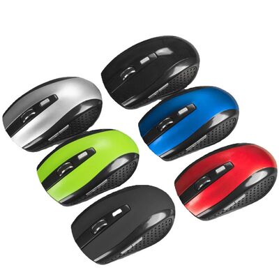 Rato sem fio silencioso 2.4g portátil móvel óptico escrit
