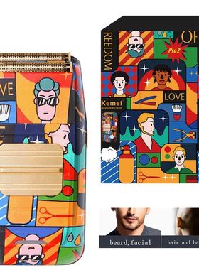 Kemei-afeitadora de pelo recargable potente para hombres, m