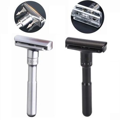 Maquinilla de afeitar de seguridad ajustable para hombre, af