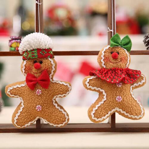 Homem Boneca De Gingerbread De Natal, Pingente De árvore En