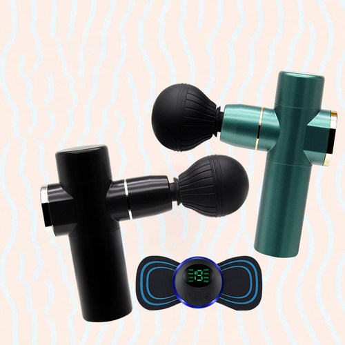 LCD Inteligente Mini Pistola Fascia, Controle de Freqüênci