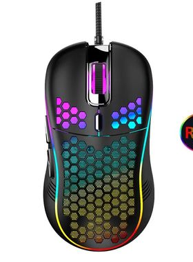 Rato mecanico para jogos com fio usb, mouse com luz luminosa