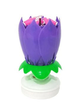 Velas rotativas do lótus para bolos de aniversário Cool Bi