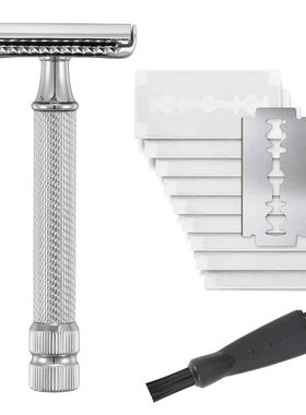 Maquinilla de afeitar de seguridad de doble filo para hombre