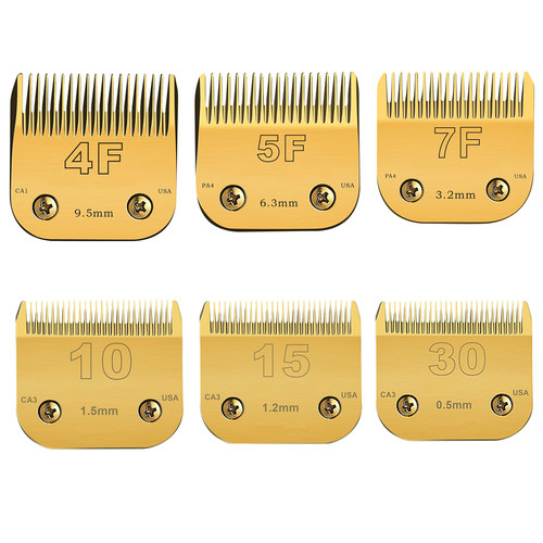 10#15#4F#5F#7F# Detachable Pet Dog Grooming Clipper Carbon S