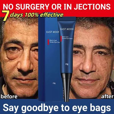 Retinol Anti Rugas Eye Cream para Homens, Remover Dark Circl