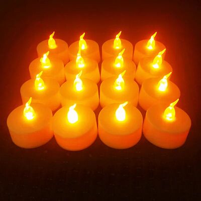 Flameless Flickering Flame LED Candles, Flameless Tea Lights