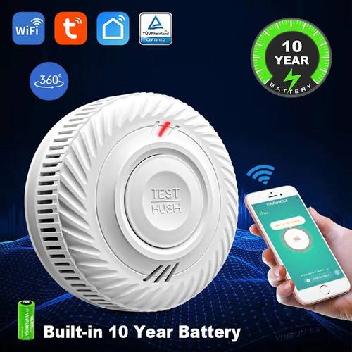 Detector de fuma?a com fun??o Wi-Fi, Sensor de alarme de som