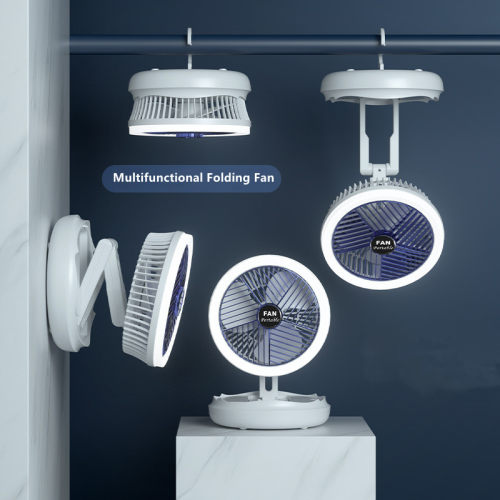 USB Charging Foldable Table Fan Wall Mounted Hanging Ceiling