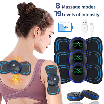 Mini Massageador Cervical Elétrico, Dezenas Massageador De