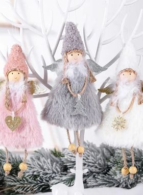 Boneca do anjo do Natal para a decora??o home, ornamento da