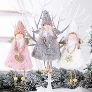 Boneca do anjo do Natal para a decora??o home, ornamento da