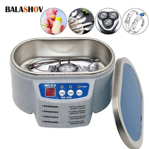 30/50W Digital Ultrasonic Cleaner Tub Dual Frequency Vibrati