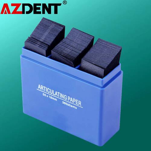 300 Pcs/Box 55*18mm Dental Blue Articulating Paper Strips De