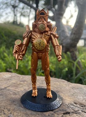 15CM Skibidi Toilet Figure  Timekeeper Set Toilet Man VS Mon