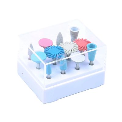 Rueda de pulido de resina RA de goma Dental, disco de pulido