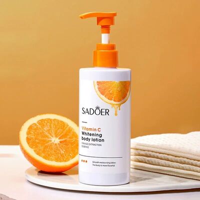 Vitamina C lo??o corporal para homens e mulheres, cremes cla