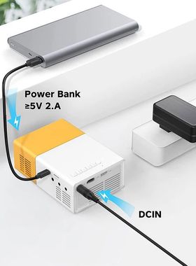 Proyector inteligente YG300 LED HD para cine en casa, proyec