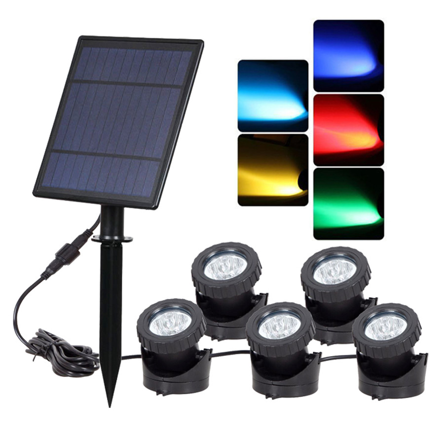 Thrisdar-luces Led solares subacuáticas, impermeables IP68,