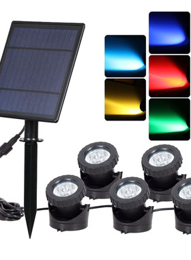 Thrisdar-luces Led solares subacuáticas, impermeables IP68,