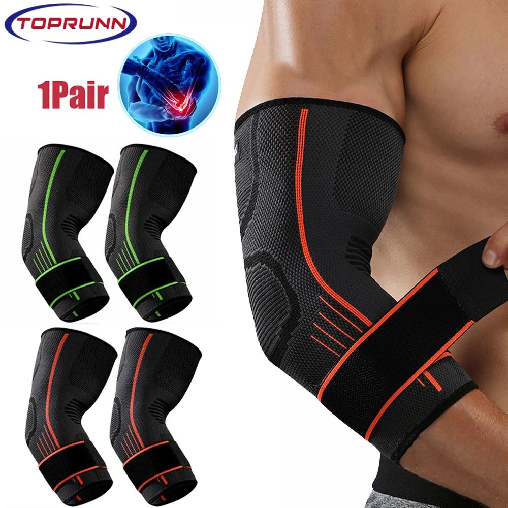 Ajustável Elbow Compression Support Sleeve para Tendinite,