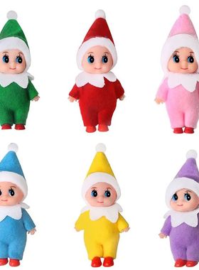 2022 natal bebê elfo boneca pingentes natal oranments feliz