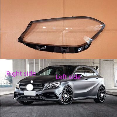 Cubierta de faro delantero de coche, carcasa de cristal para