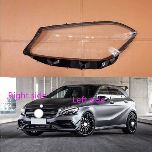 Cubierta de faro delantero de coche, carcasa de cristal para