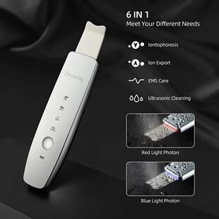 Skin EMS Scrubber Ultrasonic LED Lift Photon ION